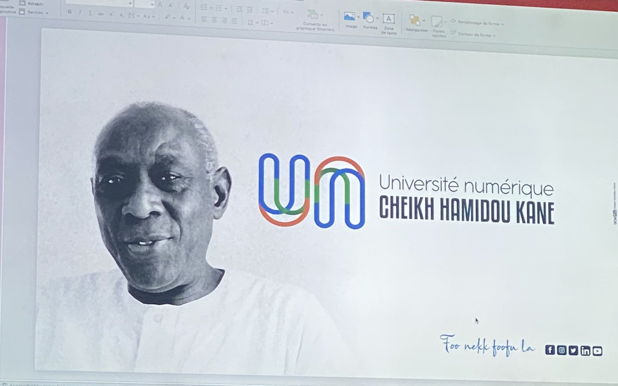 LUniversité numérique Cheikh Hamidou Kane révèle son identité visuelle